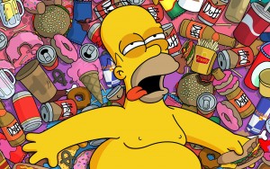 Cartoon-wallpaper-the-simpsons-food-homer-beer-hd-desktop