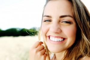 beautiful portrait of a carefree friendly approachable girl with a stunning smile and cute looks