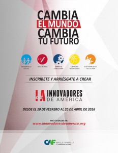 Cambia el mundo, cambia tu futuro Apertura Postulaciones