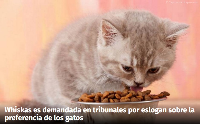 Whiskas es demandada en tribunales por eslogan sobre la preferencia de